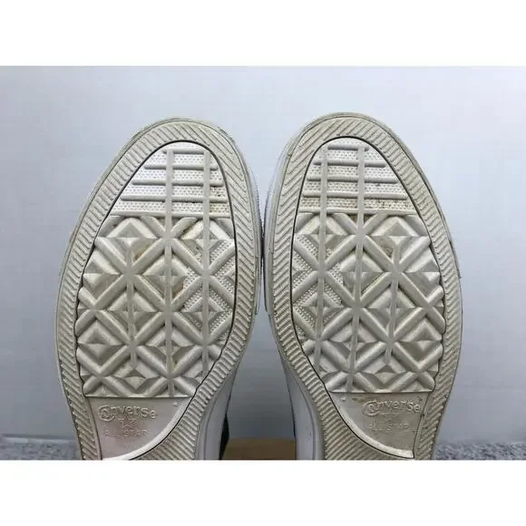 Converse Mens 10 CTAS Chuck Taylor All Star High Black Canvas Casual Sneakers - Picture 8 of 10